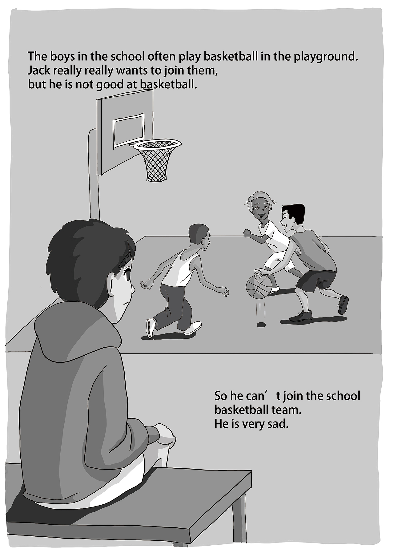 A big basketball fan（图ZMTY2OTIwMDU2） - 儿童插画 - 站酷设计师glorian28原创素材 - 站酷ZCOOL