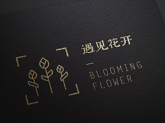 遇见花开logo提案