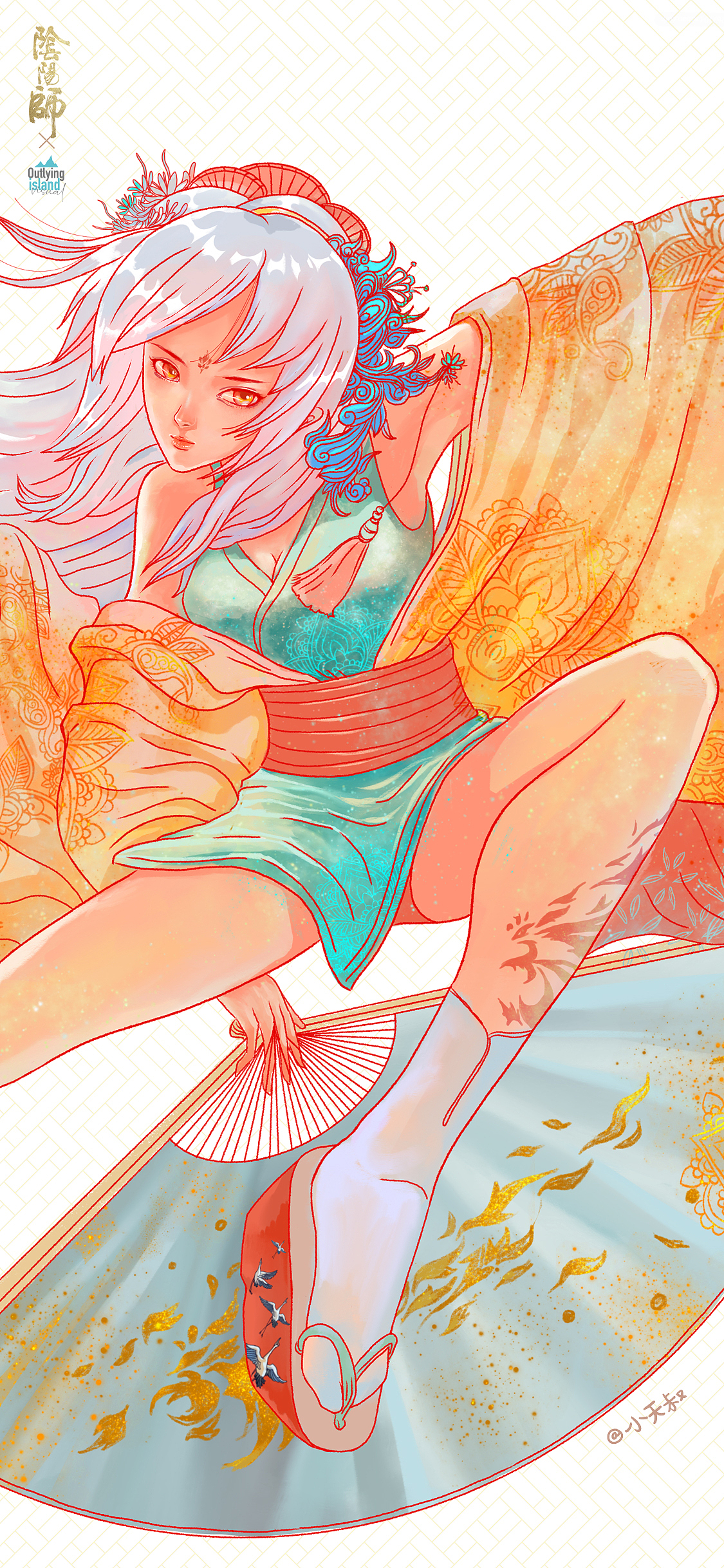 百绘罗衣 不知火 涅槃重生（图ZMTg3ODk5NzIw） - 商业插画 - 站酷设计师香辣烤鸡脆骨原创素材 - 站酷ZCOOL