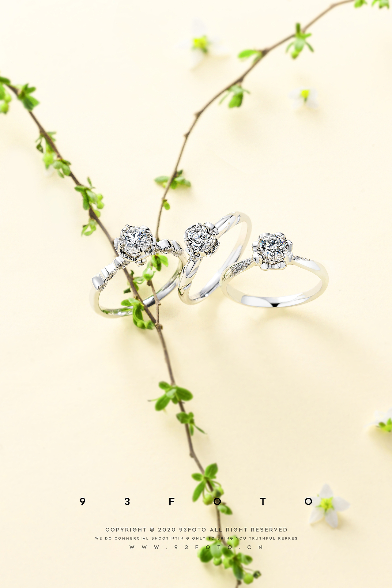 首饰钻戒场景图