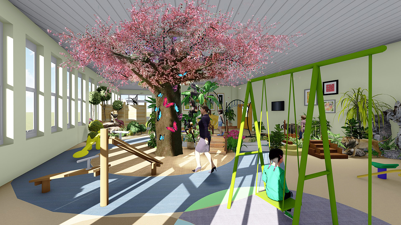 重庆长寿区妇幼保健院儿童空间建设