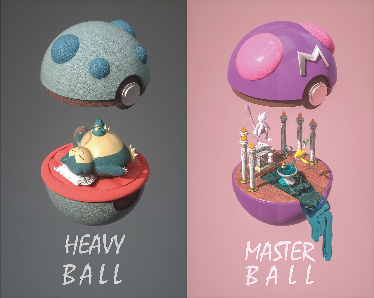 2019C4D+OC个人作品总汇