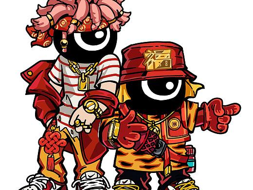 在之前公司做的一些超酷ip（个人主页-ZNTQ2MjIxNzY=） - 商业插画 - 站酷设计师野苔藓moss原创素材 - 站酷ZCOOL