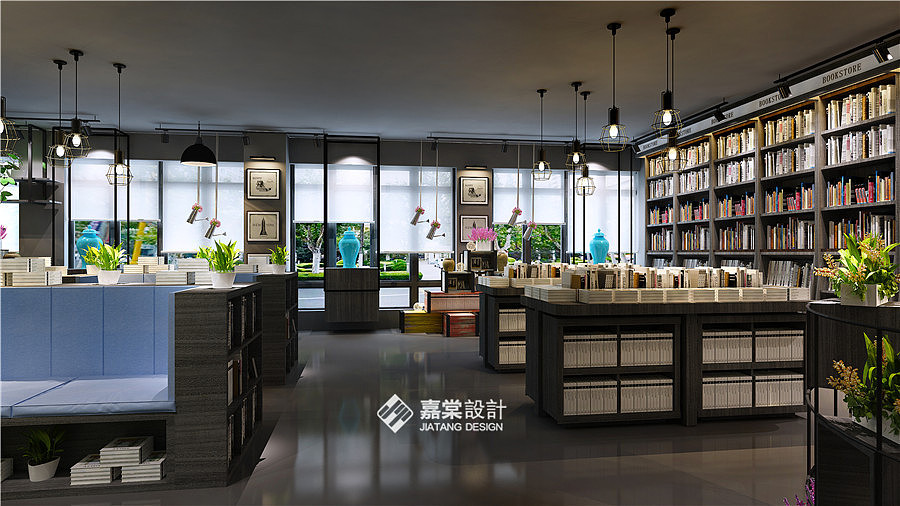 长垣图书馆装修设计方案&郑州图书馆装修公司&郑州图书装修设计公司（图ZNjE1NzA4OTY=） - 家装设计 - 站酷设计师嘉棠设计工作室原创素材 - 站酷ZCOOL