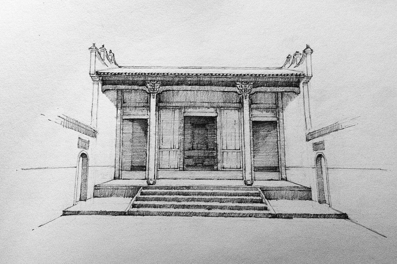 广东南雄客家祠堂建筑