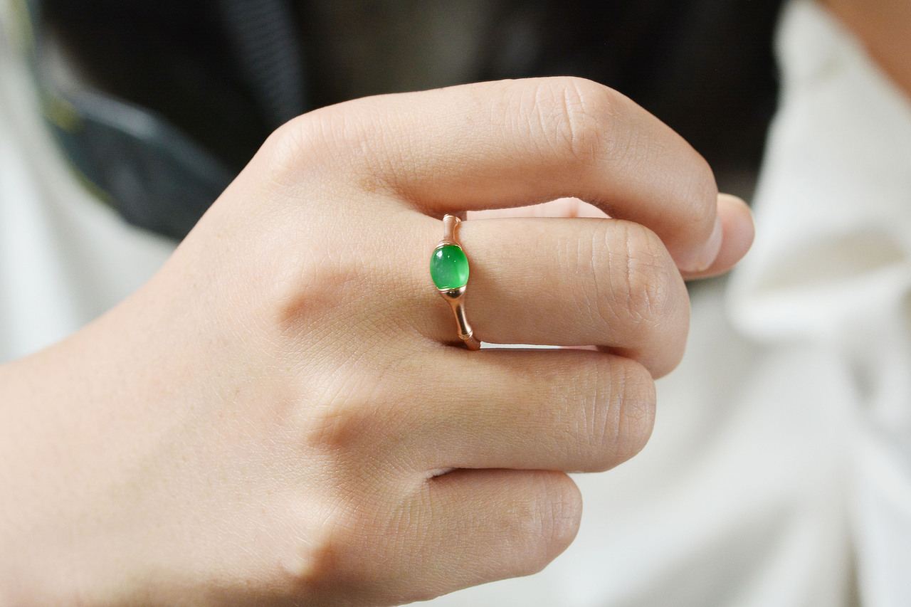 设计师作品|“竹”报平安戒指