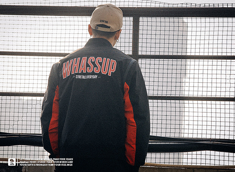 STRETAG思锐泰格秋冬新品街头嘻哈新品棒球服棉服夹克