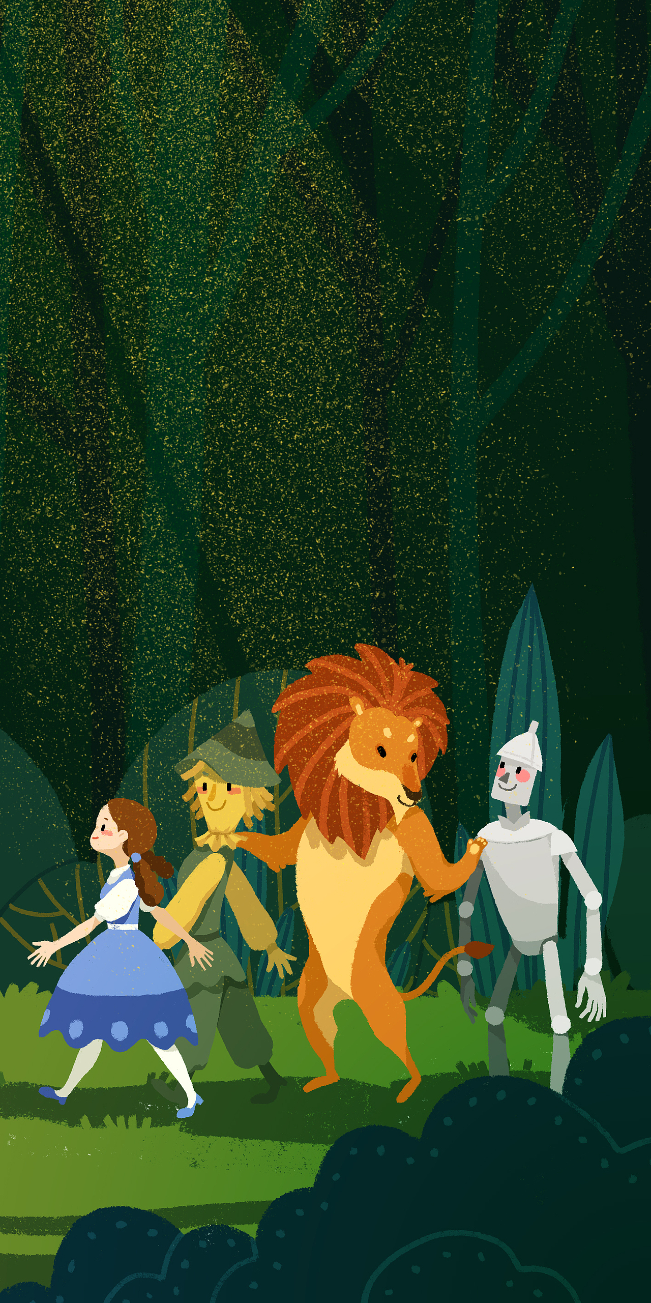 儿童舞台剧插画海报