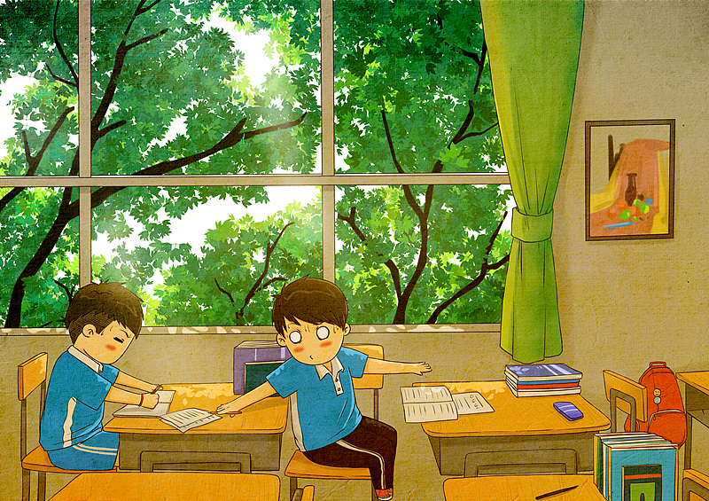 《那年·那时》深圳校服系列绘本（图ZOTM3MDc4OA==） - 绘本 - 站酷设计师张彭彭设计笔记原创素材 - 站酷ZCOOL
