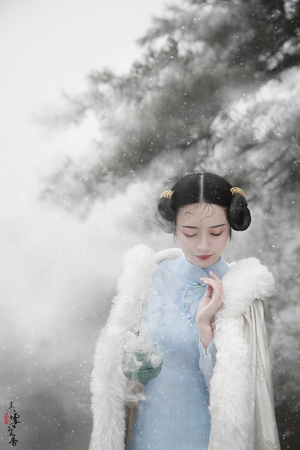 素雪望香（图ZMTQ0MTgwOTU2） - 人像摄影 - 站酷设计师摄影师蝈蝈小姐原创素材 - 站酷ZCOOL