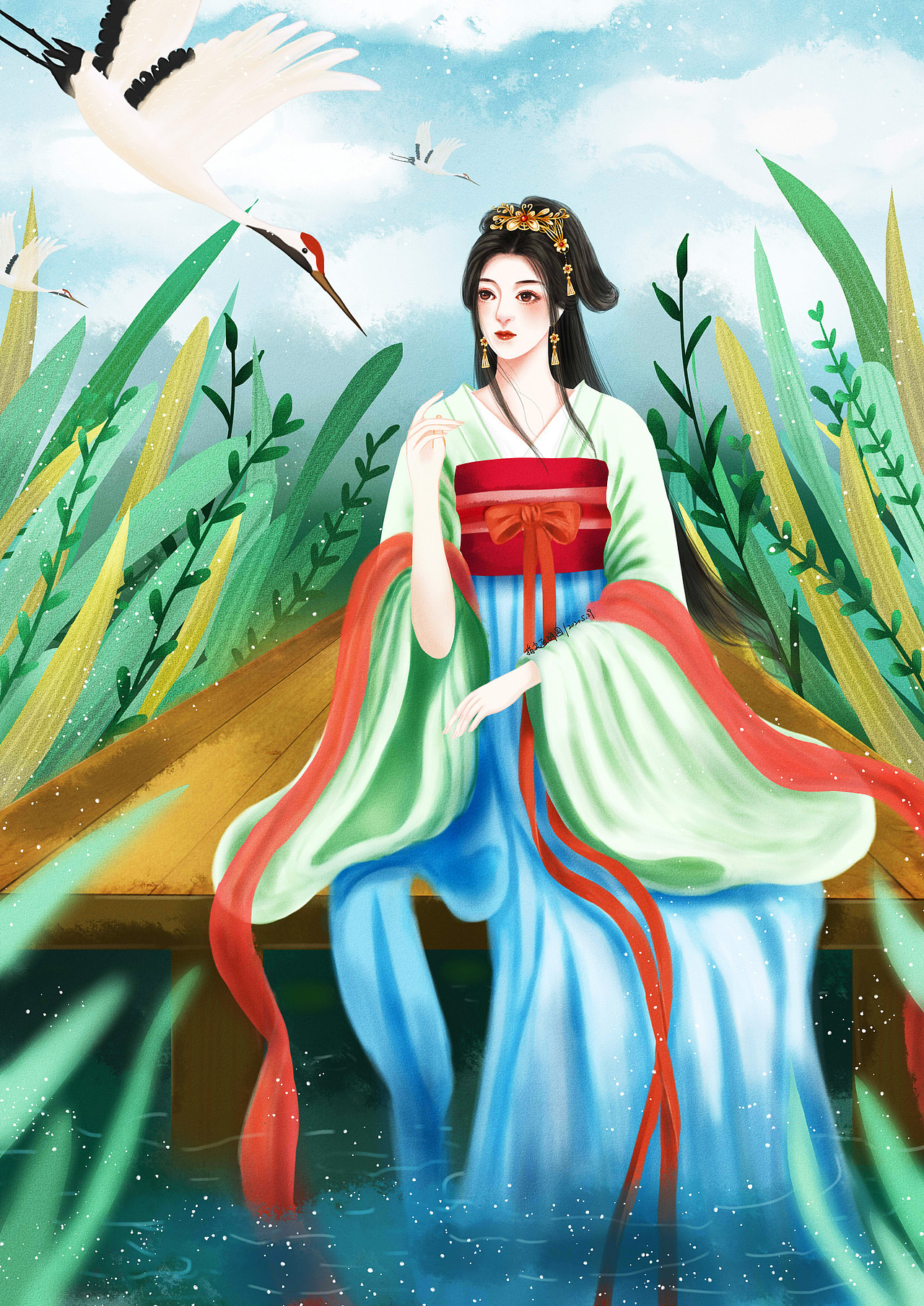 24节气第二弹（图ZMjEwNTIwMjA0） - 商业插画 - 站酷设计师指尖画玥圆原创素材 - 站酷ZCOOL