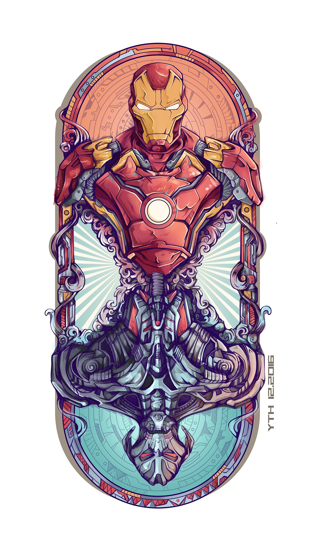 钢铁侠|插画|创作习作|超级嘻嘻 - 原创作品 - 站酷 (zcool)