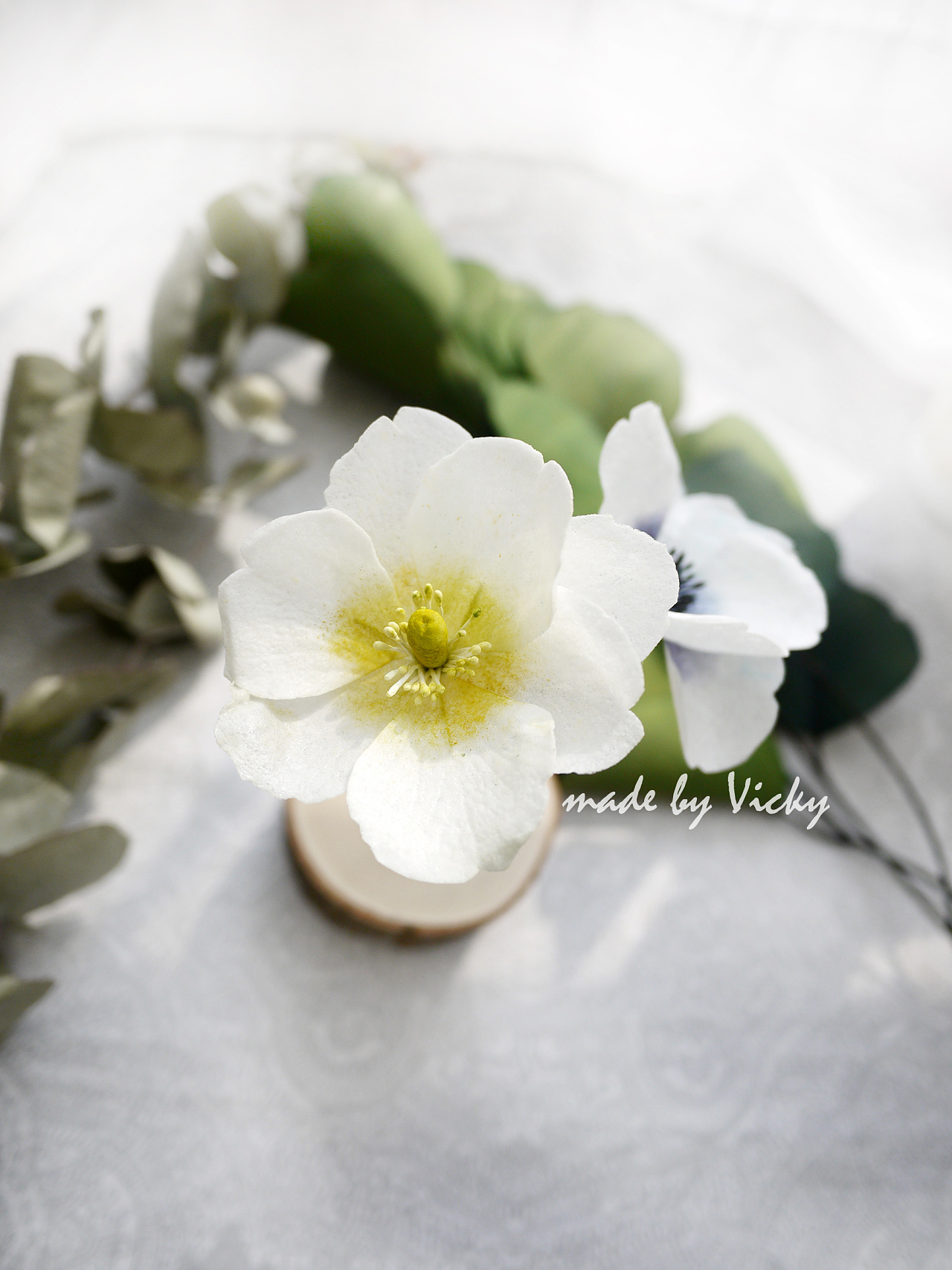 糯米纸花走一波,难得出了一天太阳,可以吃的花