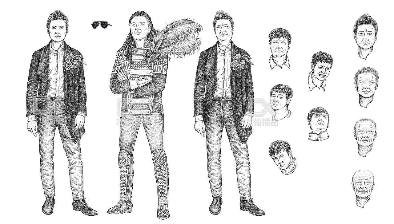 2014电影《夏洛特烦恼》插图（图ZMjAxODIwMDQ0） - 商业插画 - 站酷设计师才仙插画原创素材 - 站酷ZCOOL