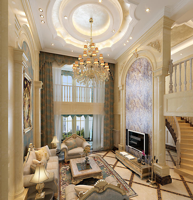 碧桂园装修,碧桂园欧式风格装饰,碧桂园设计效果图!