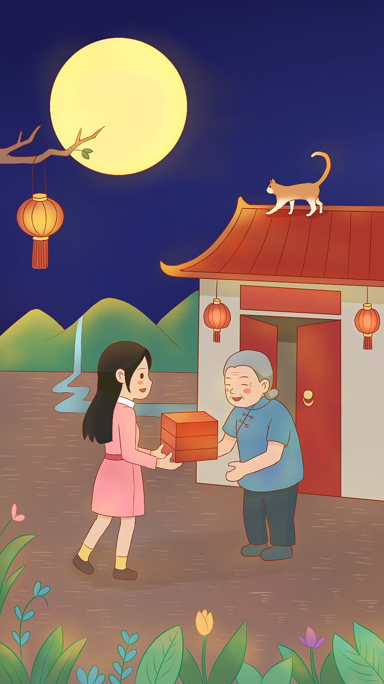 中秋贺图系列（图ZMTI5NTY2Nzcy） - 创作习作 - 站酷设计师初末007原创素材 - 站酷ZCOOL