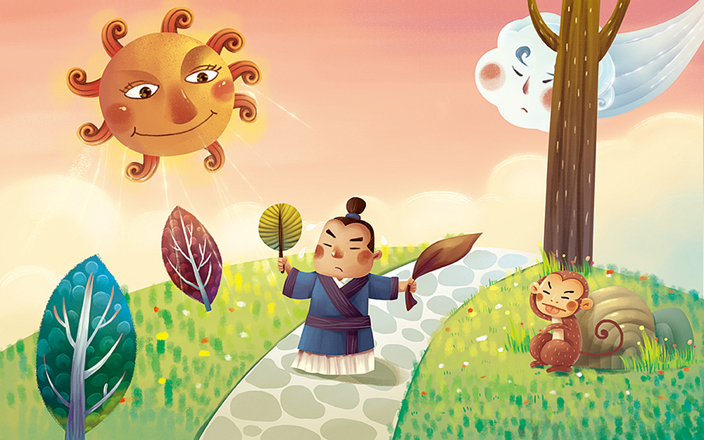 寓言故事～（图ZMzY0NTM1OTY=） - 儿童插画 - 站酷设计师四叶YOTSUBA原创素材 - 站酷ZCOOL