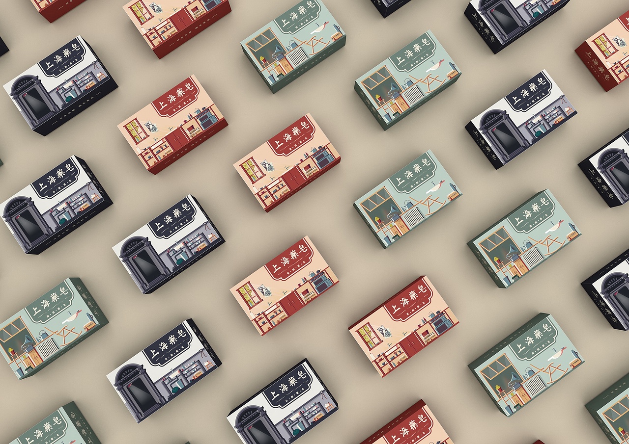 上海药皂包装设计