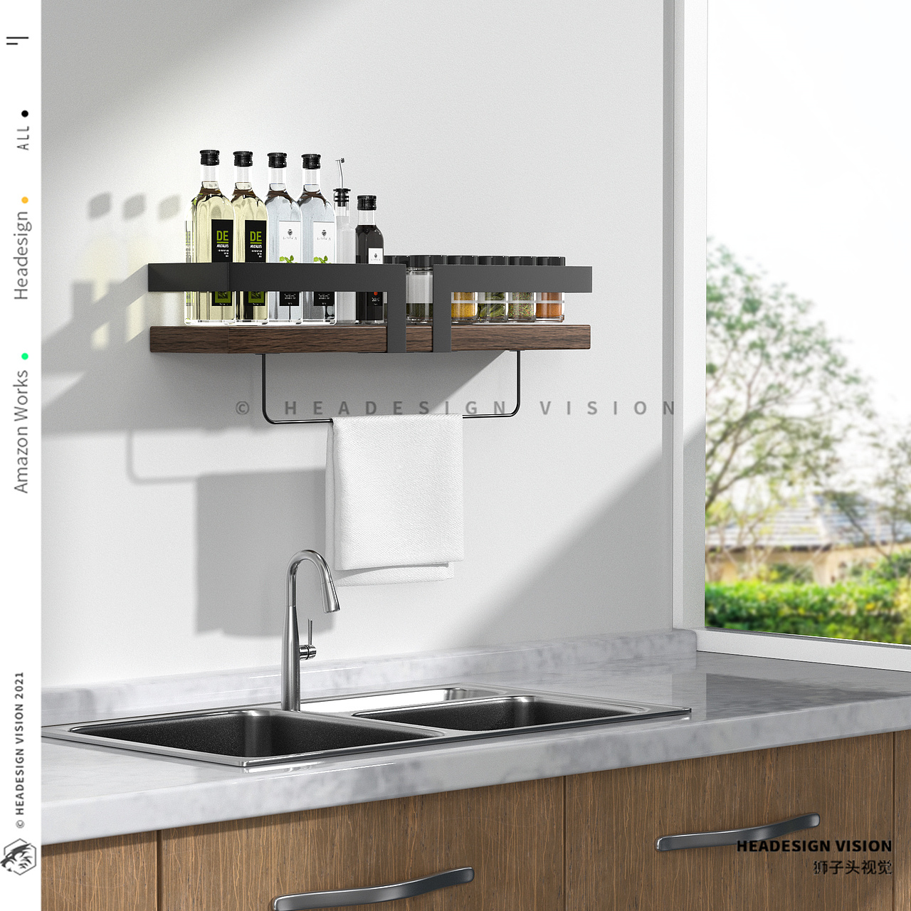 置物架产品拍摄_主图设计_A+页面设计-狮子头视觉