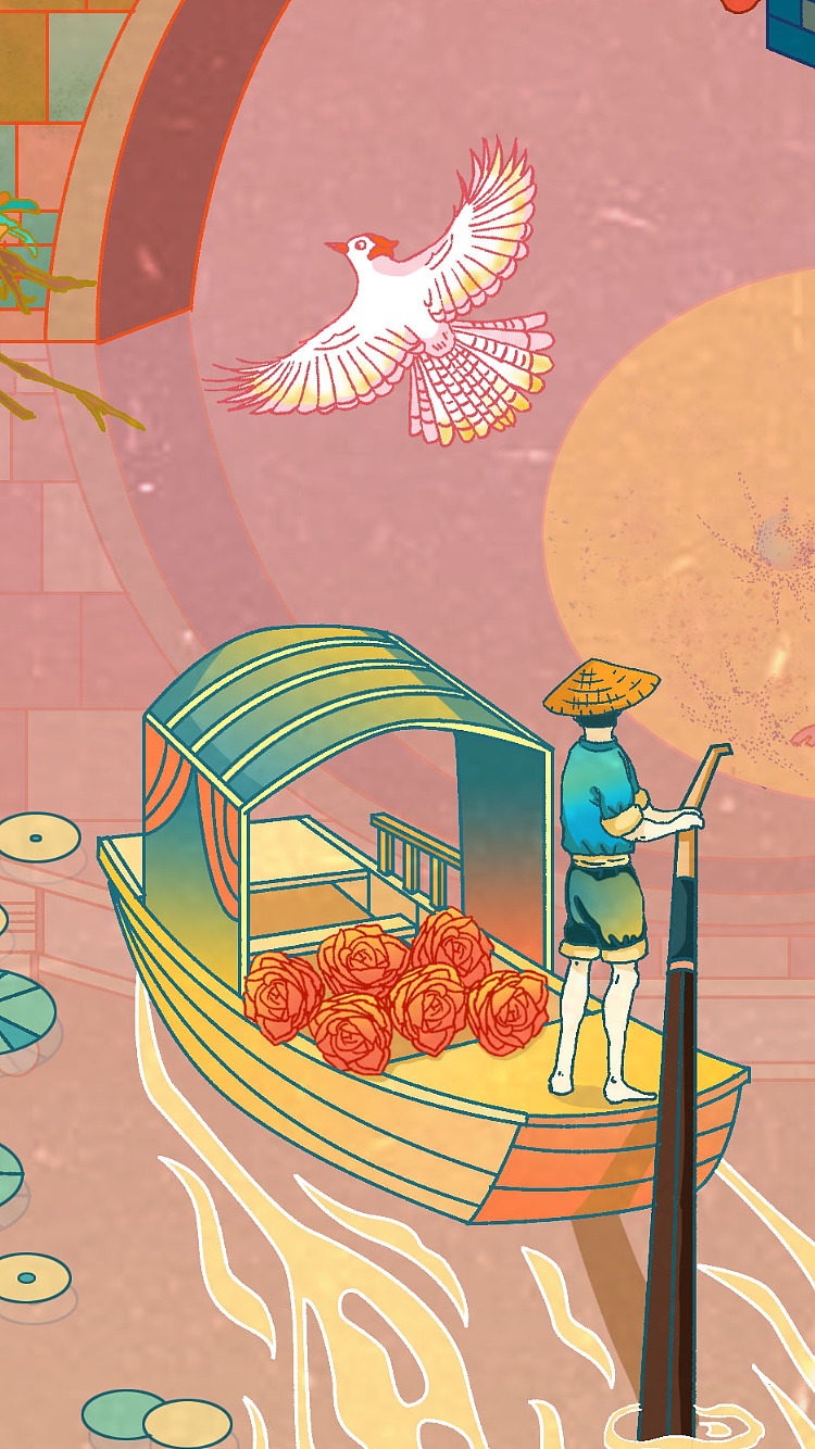 吴川八景（下）（图ZMTcxNjk3OTg0） - 商业插画 - 站酷设计师Nico插画V原创素材 - 站酷ZCOOL