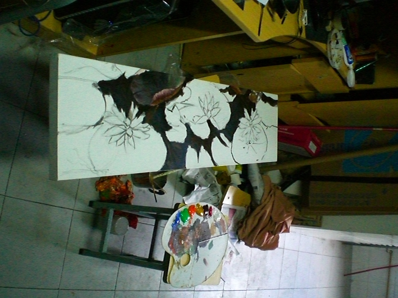 大学生做的各种墙绘,丙烯画兼职(老作品翻箱底的打包放站酷~o(∩_∩)o