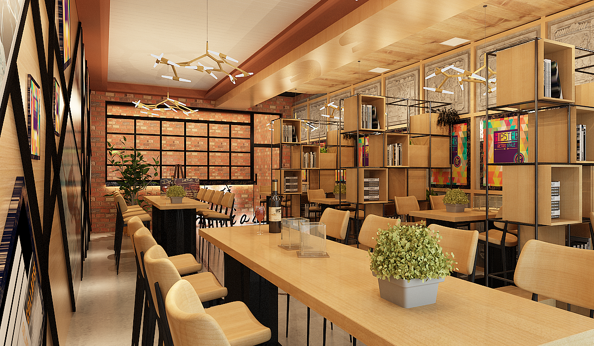 米线店面设计效果图