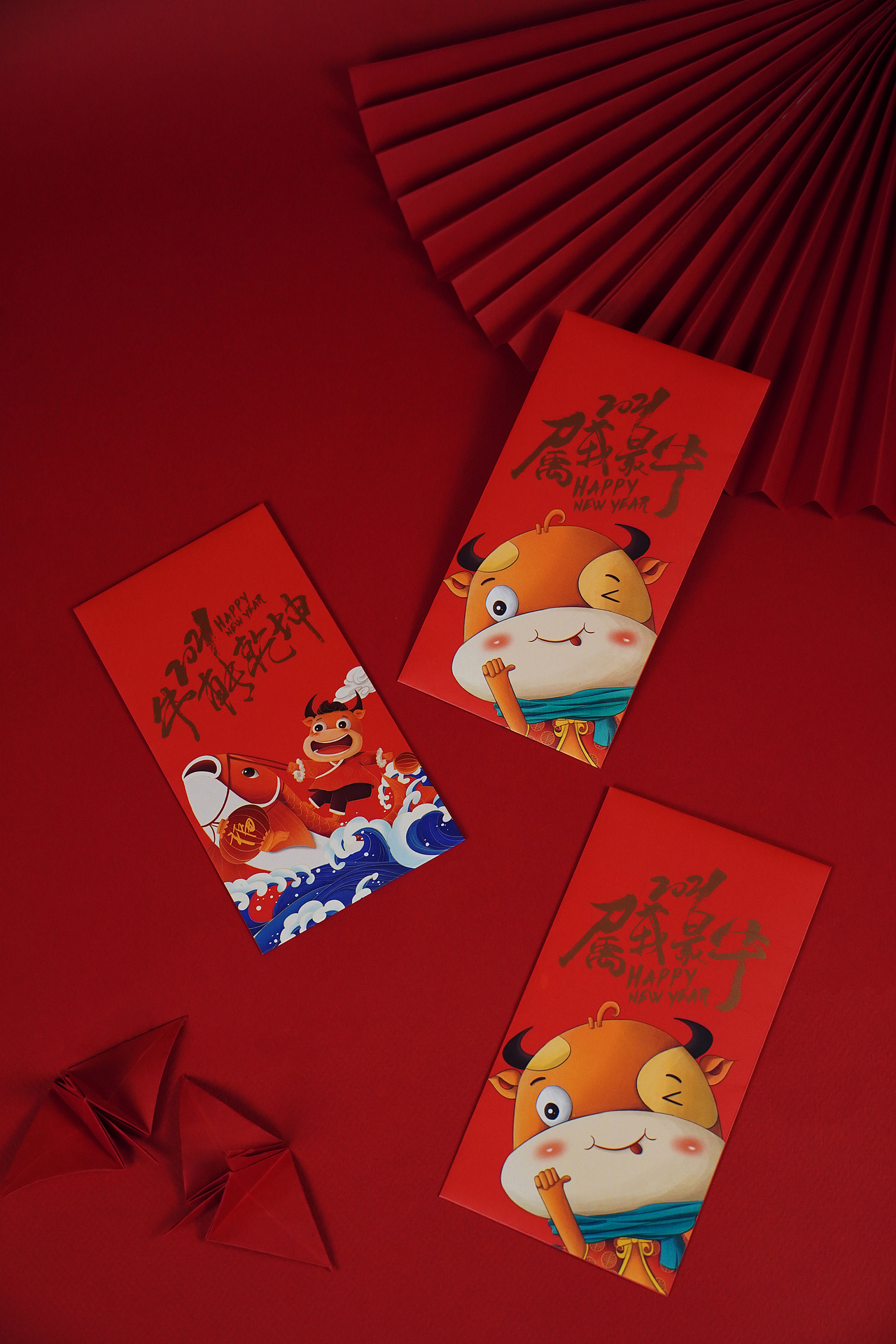 牛年文创手提袋插画创作