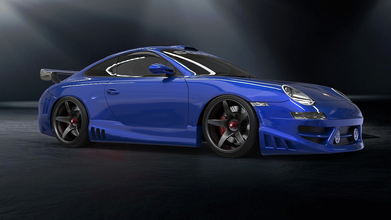 保时捷跑车渲染（图ZMTM5MTY5NDIw） - 交通工具 - 站酷设计师祈风丶原创素材 - 站酷ZCOOL