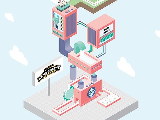 2.5D插画练习（个人主页-ZMjY5NDkwOTI=） - 创作习作 - 站酷设计师猫咪不爱吃鱼原创素材 - 站酷ZCOOL