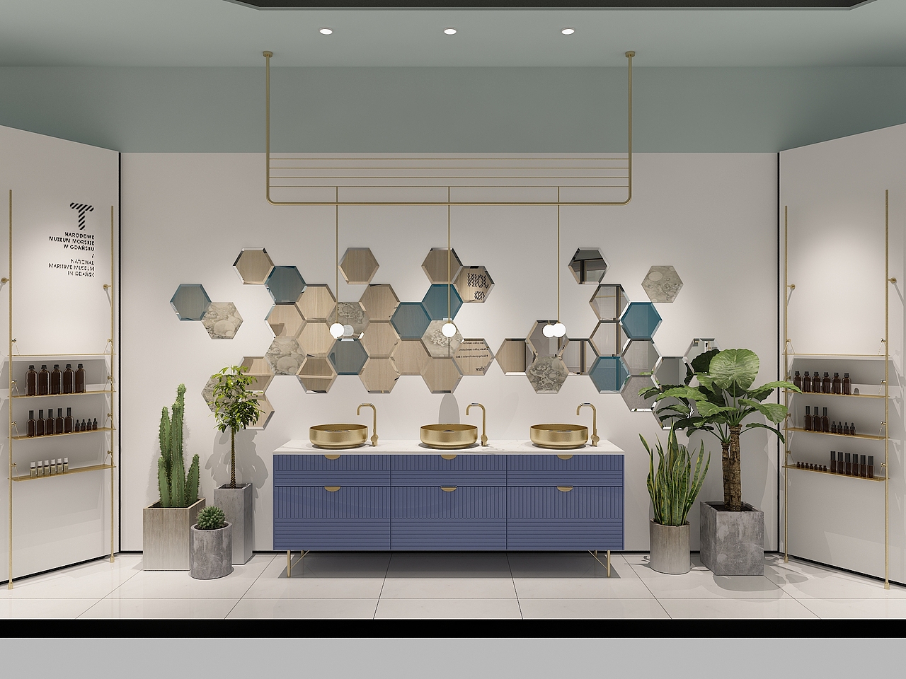 養(yǎng)膚護膚館×SMOO I 美容店鋪設(shè)計（圖ZMjc2NDgxNjI0） - 其他空間 - 站酷設(shè)計師Armin阿民原創(chuàng)素材 - 站酷ZCOOL