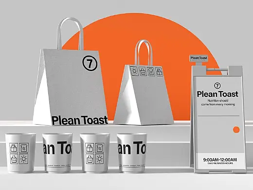 Plean Toast 早餐吐司-餐饮策略视觉设计