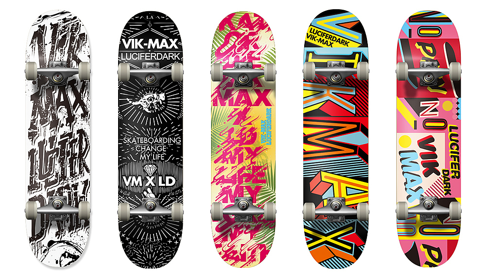 LUCIFERDARK 滑板板面设计作品集