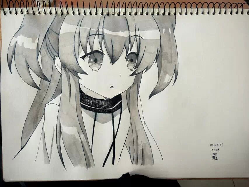 动漫 手绘 黑白（图ZMzgyMDE0NTI=） - 单幅漫画 - 站酷设计师罗蕊蕊原创素材 - 站酷ZCOOL