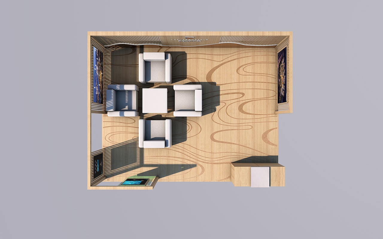 地产展厅设计-中式风格