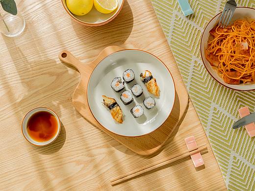 马卡龙餐具拍摄