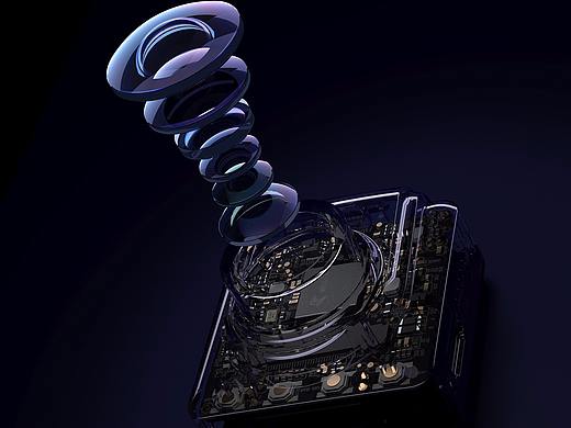 产品渲染-行车记录仪