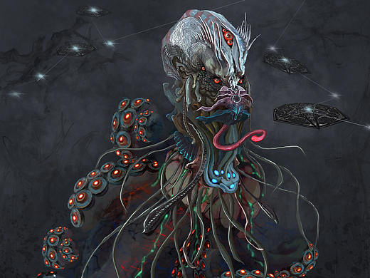  #贪婪洞窟2克苏鲁文化馆# 作品征集 召唤克苏鲁之苏醒