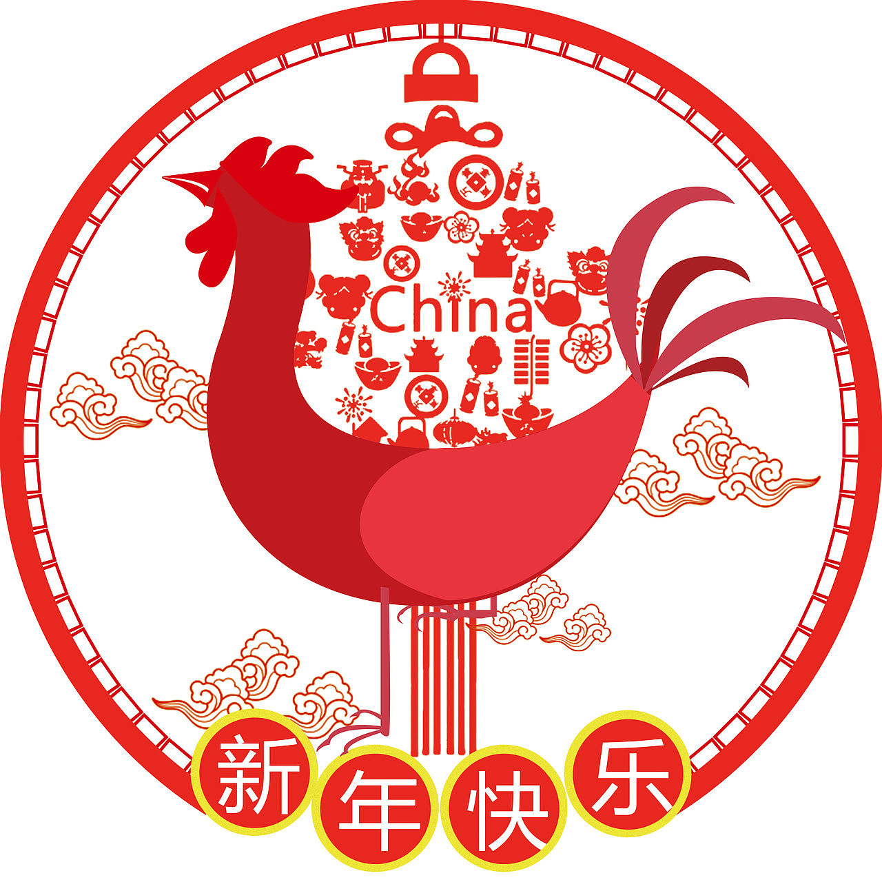 新年（图ZNjcyMjE2NzI=） - 图案 - 站酷设计师1爱吃兔子的萝卜原创素材 - 站酷ZCOOL