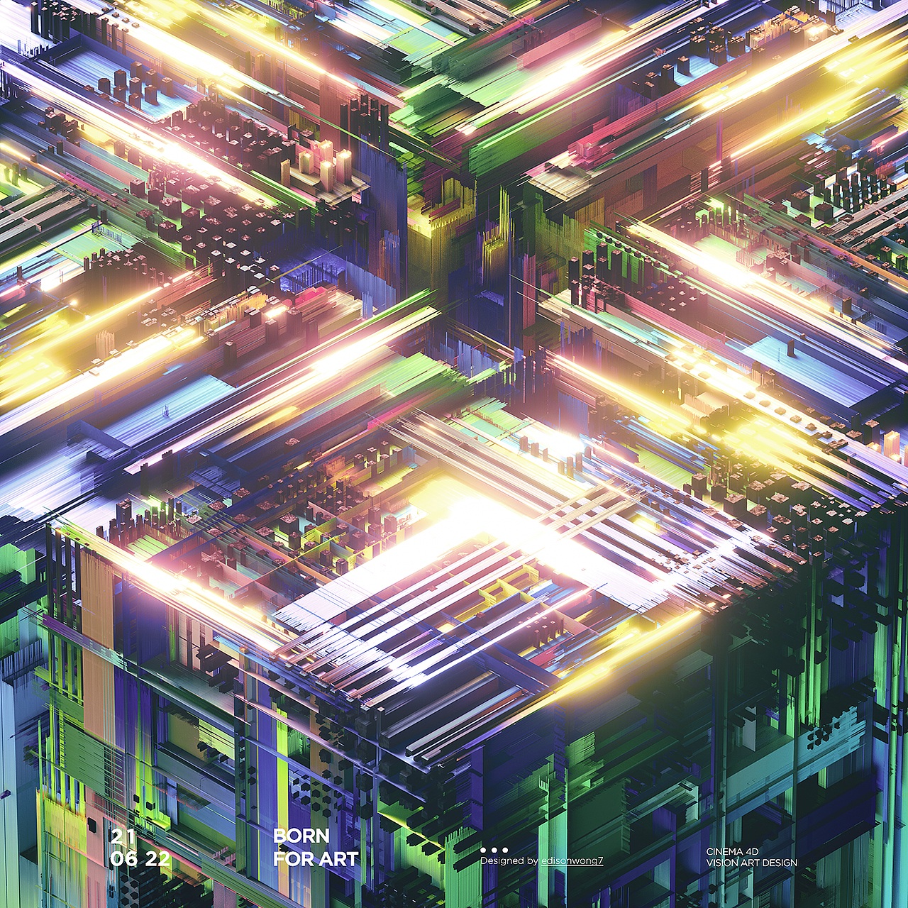 C4D习作-7月总结（图ZMjY0OTg3MDU2） - 其他三维 - 站酷设计师Edisonwong7原创素材 - 站酷ZCOOL