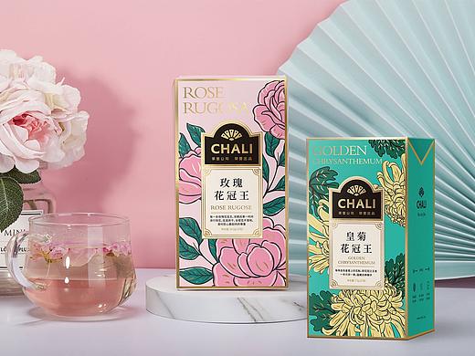 CHALI茶里-有机玫瑰花冠茶金丝皇菊有机菊花茶
