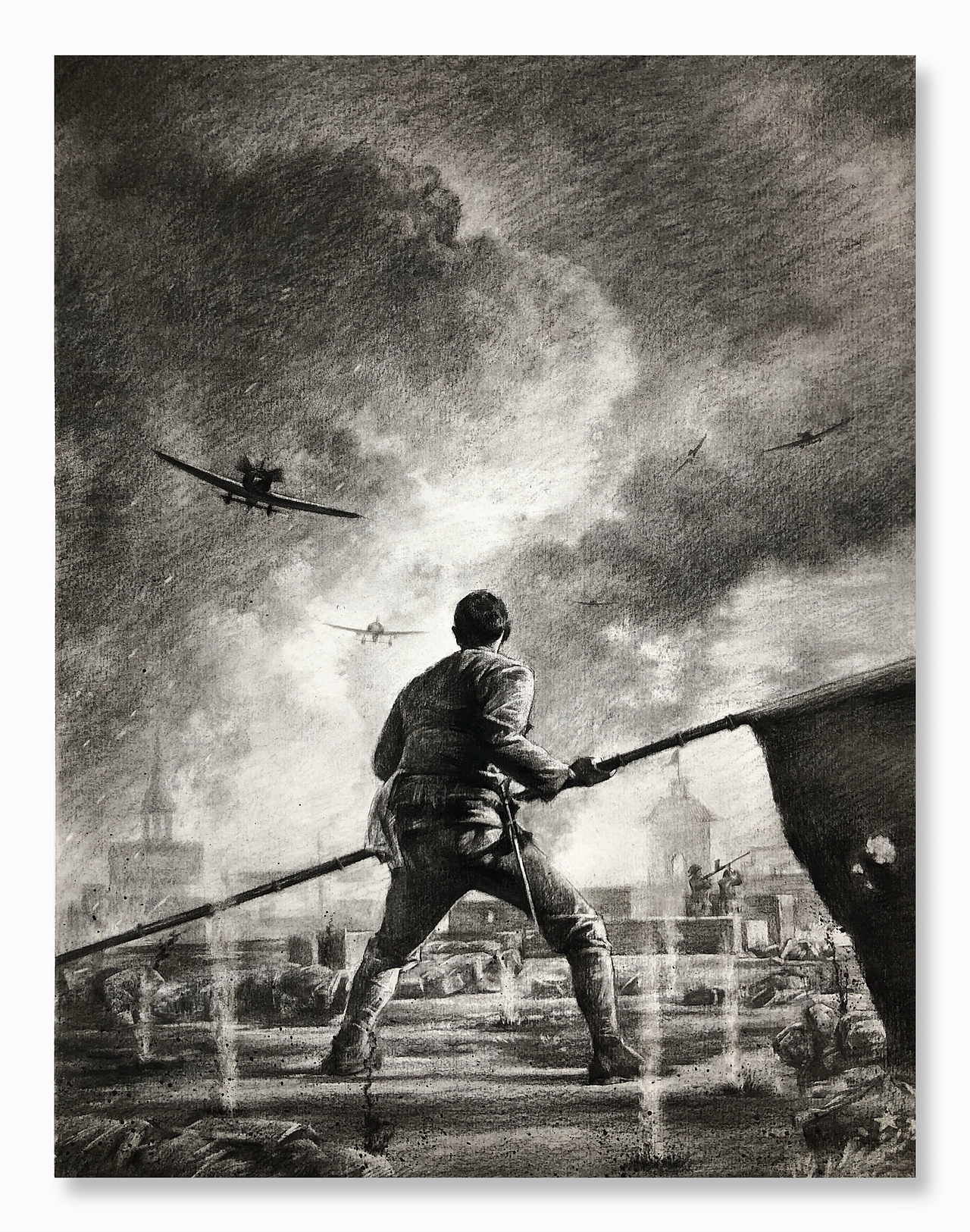 素描电影场景-八佰