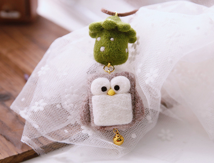 猫头鹰圣诞树羊毛毡 =3=