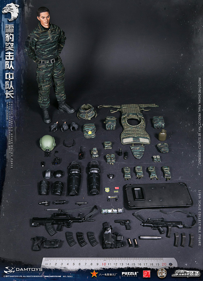 中国人民武装警察部队特警部队 雪豹突击队 中队长（图ZOTc3MjA2MzI=） - 玩具 - 站酷设计师DAMTOYS原创素材 - 站酷ZCOOL