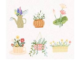 文创笔记本封面：flower.