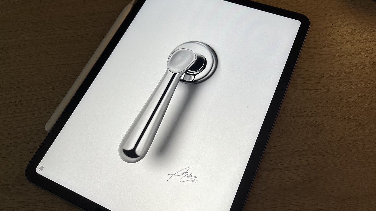 procreate丨金属把手