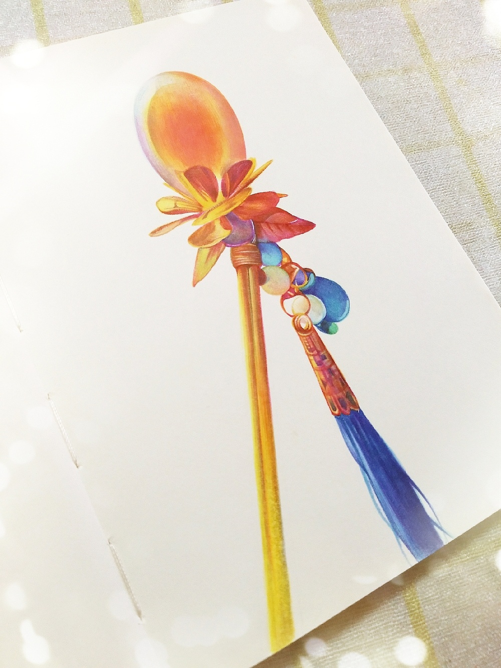 一个发簪|纯艺术|绘画|唯莹_原创作品-站酷(zcool)