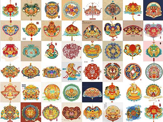 桐门国风生肖插画汇总——虎年特别篇