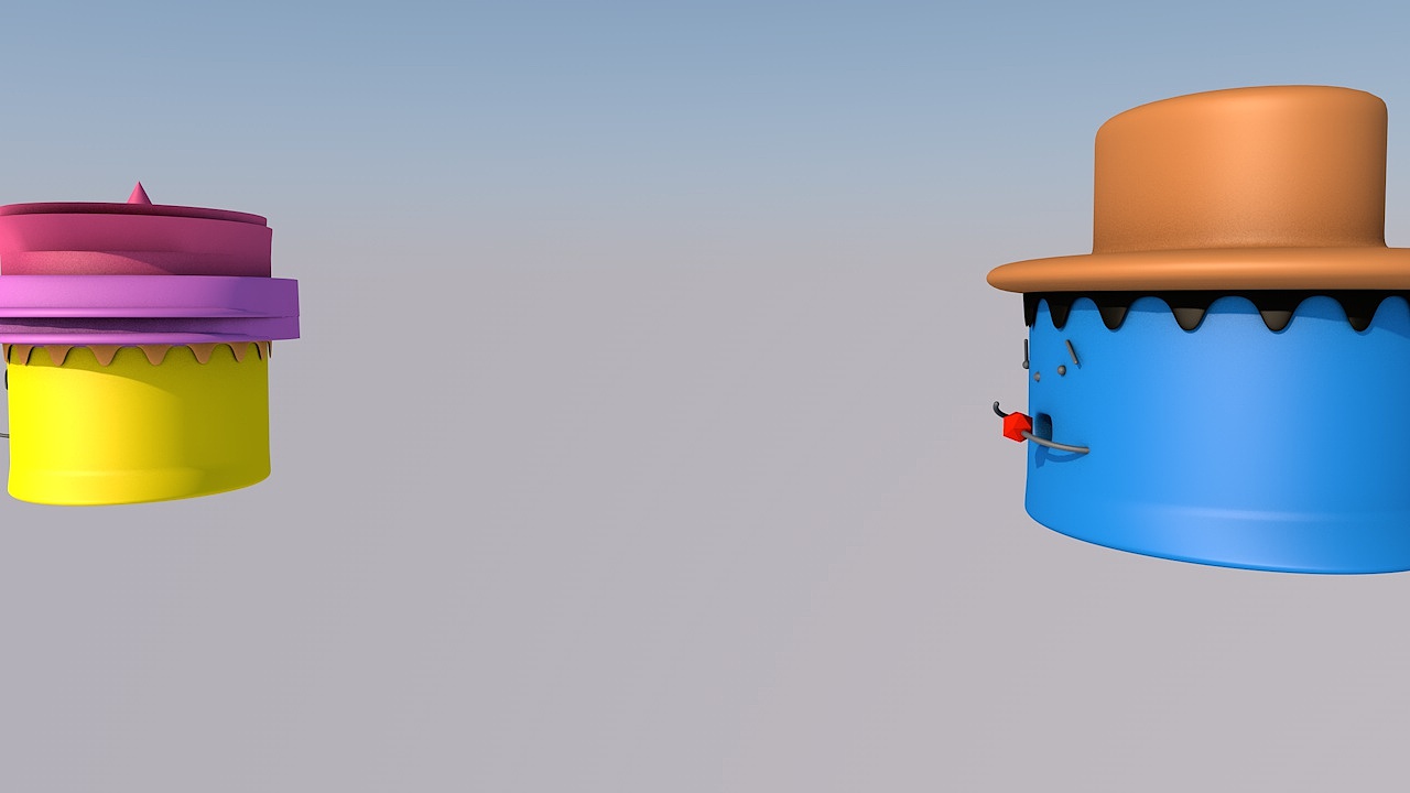 卡通形象小人物建模学习练习（图ZMjI4NTg0NDQ0） - 产品 - 站酷设计师魔迅chen原创素材 - 站酷ZCOOL