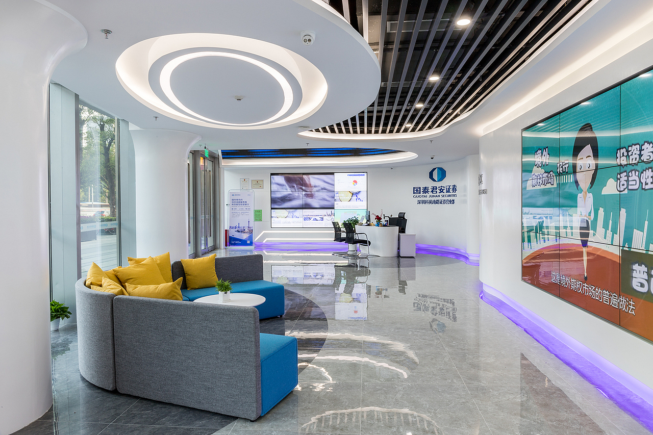 国泰君安展厅（图ZMTM0NTMxODY4） - 环境/建筑摄影 - 站酷设计师深圳商业空间摄影原创素材 - 站酷ZCOOL