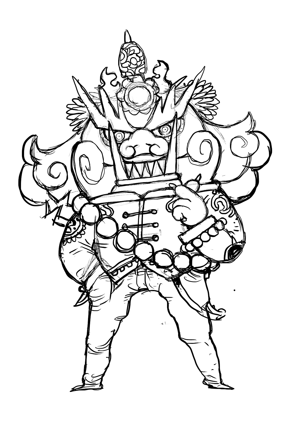 猪人，太凶了，不帅